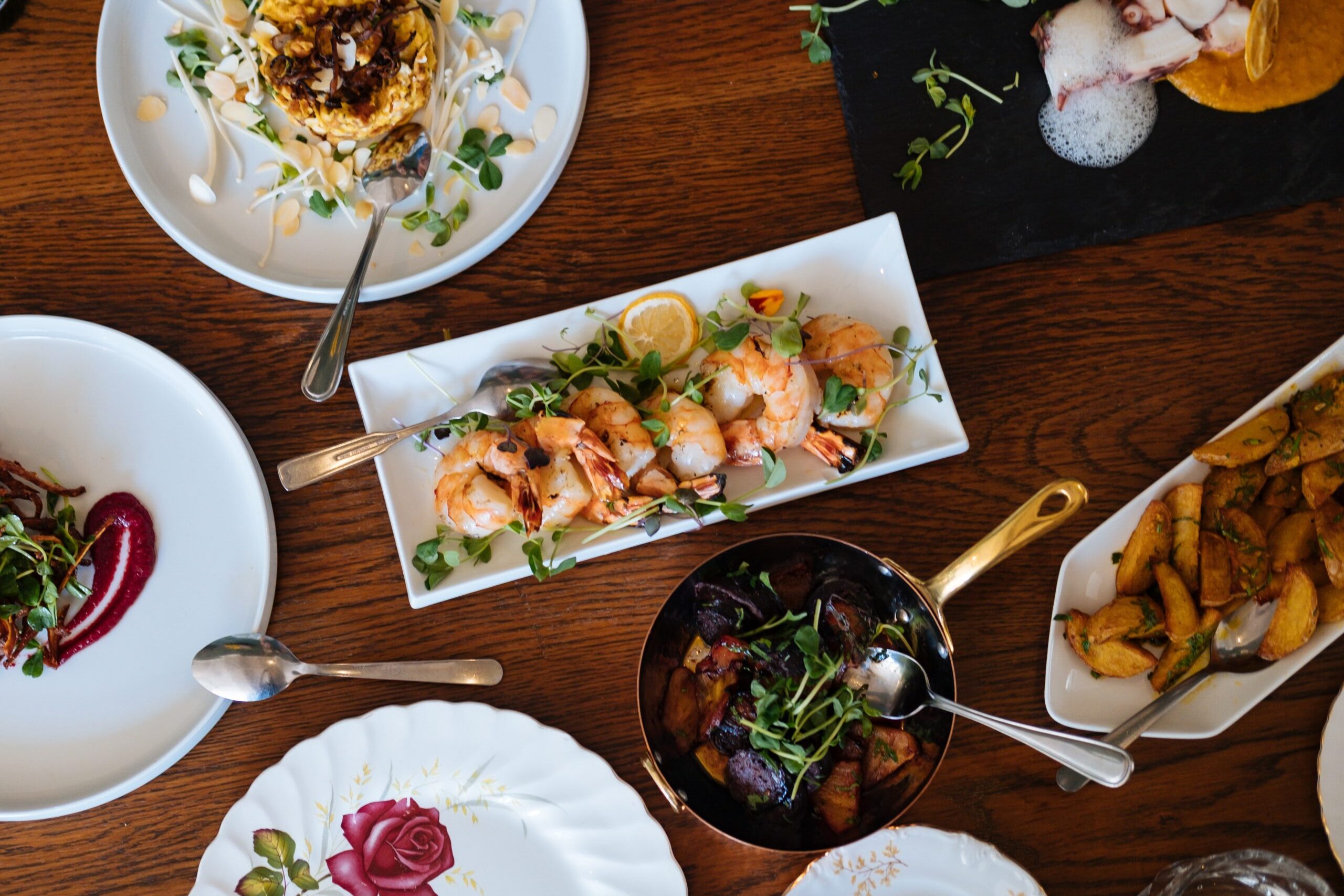 Garlicky Shrimp in Chardonnay Sauce Recipe