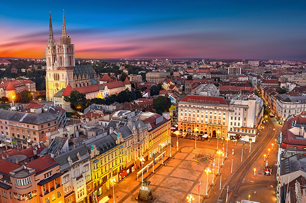ZAGREB at night Dreamstime Photo 75670213 Razvan Ionut Dragomirescu